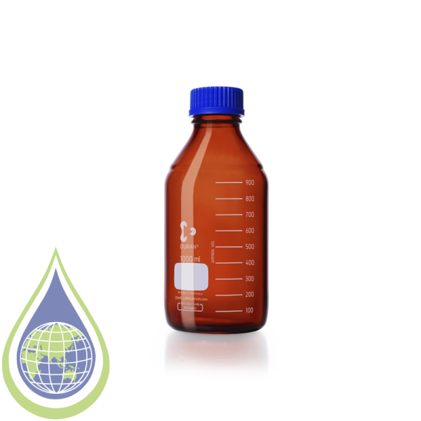 DURAN® protect, Laboratory bottle, plastic coated, GL 45, with screw ...