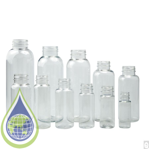 2oz (60ml) Clear PET Packer with 33-400 neck finish, bottle only