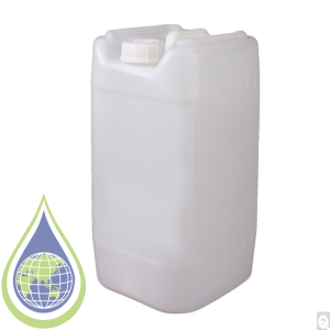 5 Gallon (640oz) Natural HDPE Square Carboy with 70-400 22mm Vent Pour Cap included, UN Rating 3H1/Y1.8/150