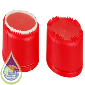 Dark Red HDPE Lid for Packo, Fits 1,500 - 2,500ml