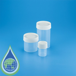 16oz Natural Clarified PP Straight Sided Jar with 120mm White PP Closure