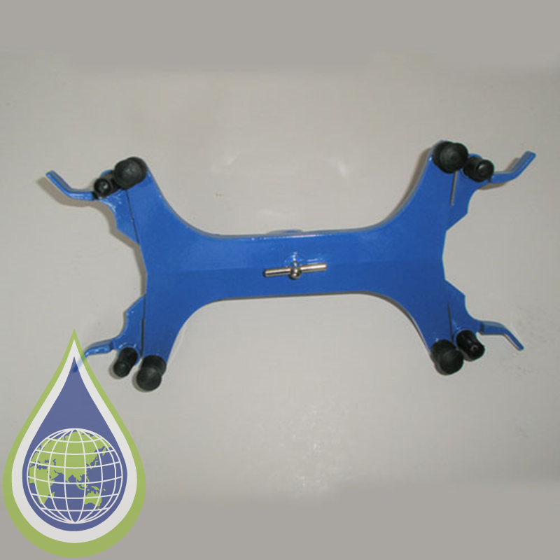 Student Type Double Burette Holder Economy Type, Zinc plated steel