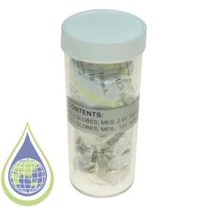 Electricity Kit, Lamps, 10X2.5V & 10X12V, Mes, In Vial