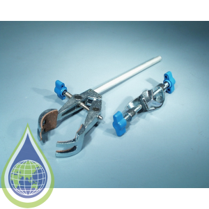 Clamp, Retort, Diecast Alloy, With Cork Lined Jaws