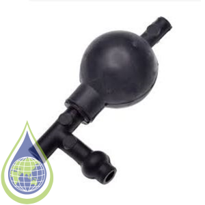 Pipette Filler, Rubber, 3 Valve Type, Black
