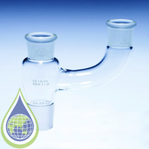 Quickfit Adapter Multiple, With Two Parallel Necks, Socket & Cone Size 24/29