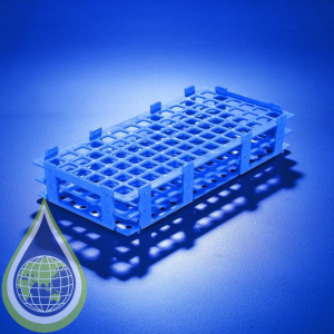 Azlon Test Tube Rack, Pp, White, For Max. Tube O.D. 18 Mm