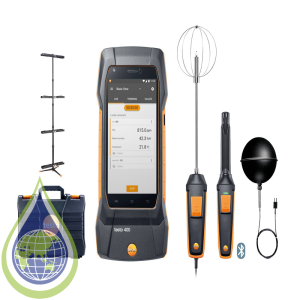 Testo 400 Universal IAQ measuring instrument and comfort kit with tripod