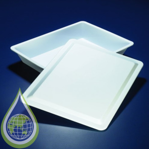 Azlon Rectangular Sterilising Trough, Capacity 10 L, 390 X 290 Mm