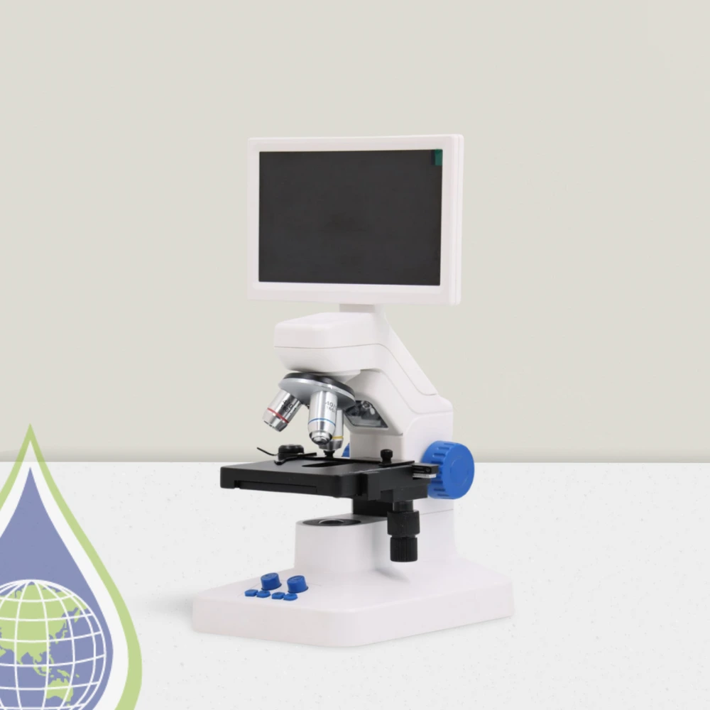 SMART Student Biological Microscope with built-in camera and WiFi connectivity — affordable digital microscope for teachers, classrooms, and homeschool science learning.