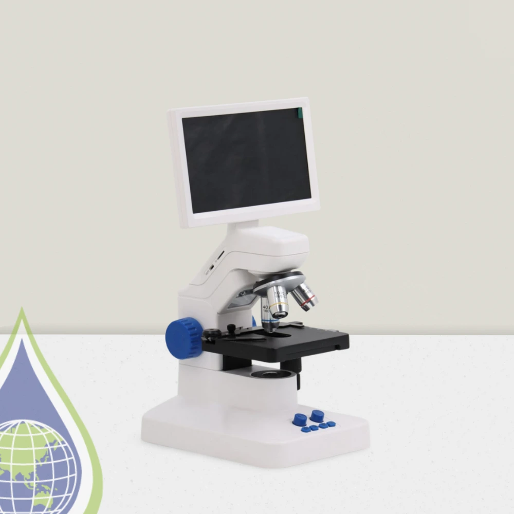 SMART Student Biological Microscope with built-in camera and WiFi connectivity — affordable digital microscope for teachers, classrooms, and homeschool science learning.