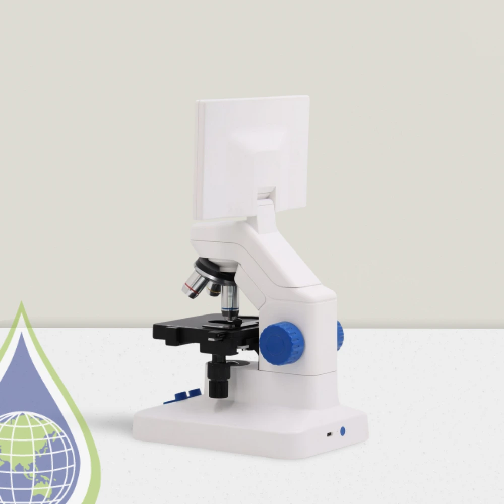 SMART Student Biological Microscope with built-in camera and WiFi connectivity — affordable digital microscope for teachers, classrooms, and homeschool science learning.